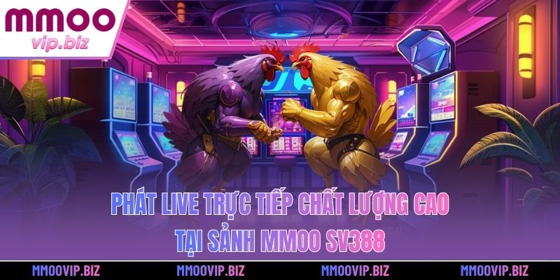 Phát live trực tiếp chất lượng cao tại sảnh MMOO SV388